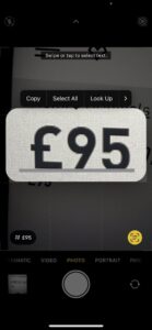 Converting Currencies Using Cameras Step 2